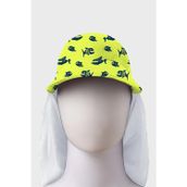 Slipstop Chucky Desenli UPF 50+ Korumalı Güneş Erkek Çocuk Şapka SK2631000014 SARI