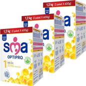 Sma 1 Optipro 0-6 Ay 3x1200 gr Bebek Sütü