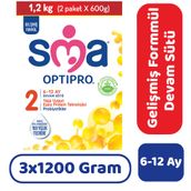 Sma No: 2 Optipro 6-12 Ay 3x1200 gr Devam Sütü