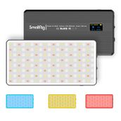 SmallRig Pix M160 RGB Video Işığı, 12 W RGBWW LED Kamera Işık Paneli, Fotoğraf için 360° Tam Renkli Taşınabilir Işık, 3800 mh Pil, CRI 95+, TLCI 98, Vlog Yazma, Fotoğraf, Video, Alüminyum Gövde – 3157