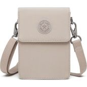 Smart Bags 3173 Küçük Krinkıl Kumaş Bej Telefonluk Kadın Çantası