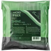 SmartBee SHINE 2’li 40x50 cm 300GSM – Yeşil/Gri Mikrofiber Kalın Oto Cam Bezi