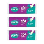 Smarter 3'lü Orta Boy Çöp Torbası