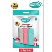 Smarter 40x40 cm 3'lü Premium Mikrofiber Temizlik Bezi
