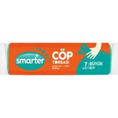 Smarter 7'li Büyük Boy 65x80 cm Çöp Torbası (3 adet)