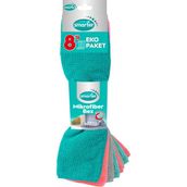 Smarter 8'li Mikrofiber Temizlik Bezi