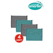 SMARTER İnox Bulaşık Süngeri 4 Adet Ovma