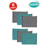SMARTER İnox Bulaşık Süngeri 6 Adet Ovma