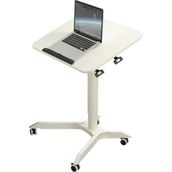 Smartgift Yüksekliği ve Eğimi Ayarlanabilir Çalışma Masası Yükseklik Ayarlı Laptop Sehpası (Beyaz) - 49,5CM X 71,5CM