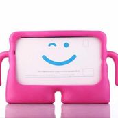 Smcase Apple iPad 6 Air 2 Tutacakli Çocuklar İçin Silikon İB1 Kılıf