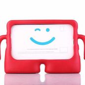 Smcase Apple iPad Air 10.9 2020 4. Nesil Tutacakli Cocuklar İçin Silikon İB1 Kılıf