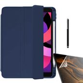 Smcase Apple iPad Pro 11 2022 M2 Standli Kalem Bolmeli Arkasi Seffaf NT2 Kılıf