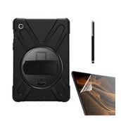 Smcase Samsung Galaxy Tab A8 10.5 SM X200 Tablet Tank Koruma Defender Standli DF22 Nano Kalem Kılıf