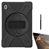 Smcase Samsung Galaxy Tab S7 Fe T737 Tablet Tank Koruma Defender Standli DF33 Nano Kalem Kılıf