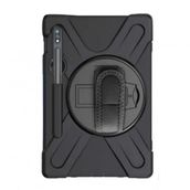 Smcase Samsung Galaxy Tab S7 Plus T970 Tablet Tank Koruma Defender Standli DF3 Kılıf