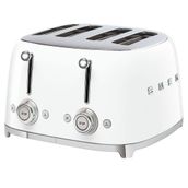 Smeg 1x4 Beyaz Ekmek Kızartma Makinesi