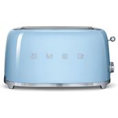 Smeg TSF02PBEU Pastel Mavi 1500 W 6 Programlı 4 Dilim Hazneli Ekmek Kızartma Makinesi