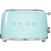 Smeg TSF02PGEU 1500 W 6 Programlı 4 Dilim Hazneli Pastel Yeşil Ekmek Kızartma Makinesi