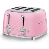 Smeg TSF03PKEU Pembe 4 Slot Ekmek Kızartma
