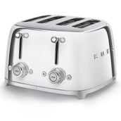 Smeg TSF03SSEU Krom Çelik 4 Slot Ekmek Kızartma