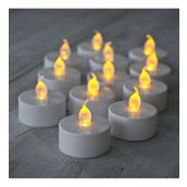 SNA Pilli Led Tealight T-LİGHT MUM PİLLİ MUM LED IŞIK SICAK SARI RENK DEKORASYON SÜSLEME DÜĞÜN KINA ORGANİZASYON (6)