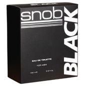 Snob Black EDT 100 ml Erkek Parfüm