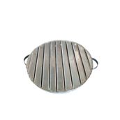 SOBA Yuvarlak mangal ızgarası oluklu 40 cm