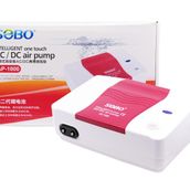 Sobo AP-1000 AC/DC 7 4 V 12 W 2x5 lt Şarjlı Akvaryum Hava Motoru