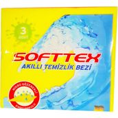 Softtex 3 Adet Mikro Gözenekli Akıllı Temizlik Bezi