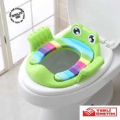 Softy Frog/Kurbağa Çocuk Klozet Kapağı Adaptörü Yeşil