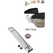 Sogex Araba Ön Cam Güneşlik Seti Metalize Alüminyum Katlanabilir 150x70 cm UV Koruma Özellikli