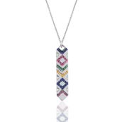 Söğütlü Silver SGTL10155 Gümüş Rodaj Kilim Kolye