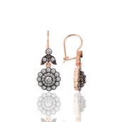 Söğütlü Silver SGTL9859 Elmas Montürlü Gümüş Küpe
