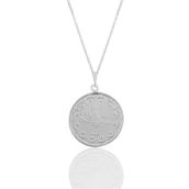 Söğütlü SilverSGTL10921 Gümüş Rodyumlu Osmanlı Tuğralı Kolye