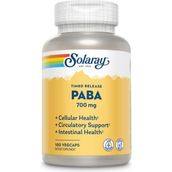Solaray Paba Two Stage Timed Release B10 Vitamini Folat B9 Para-Aminobenzoik Asit Cilt Younger Skin Dna