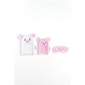 Soley Happy Pembe %100 Pamuk Banyo Bebek Alıştırma Seti