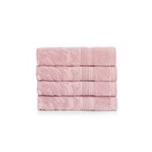 Soley Opus Pudra %100 Pamuk Premium 4'lü Misafir-Mutfak Havlusu Seti