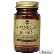 Solgar Riboflavin Vitamin B2 100 mg 100 Kapsül