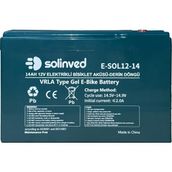 Solinved 12 v 14 Ah Vrla Tipi Elektrikli Bisiklet Aküsü