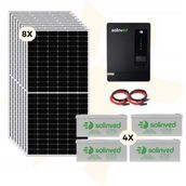 Solinved 9600W Akıllı Mono Siyah Beyaz Güneş Enerjili Paket Sistem