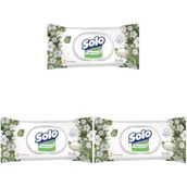 SOLO Beyaz Sabun Kokulu Mendil 1x90 (3 paketi)