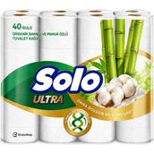 Solo Ultra Organik Bambu ve Pamuk Özlü Tuvalet Kağıdı 40'lı