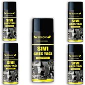 Solon Profesyonel Sıvı Gres Yağı 200 Ml. 5 Adet