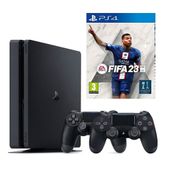 Sony 2. Ps4 Kol + Ps4 Fifa 23 Siyah Slim 500 GB Playstation 4