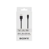 Sony CP-AB100B Siyah 1 m 2.4Mah Light Box Yüksek Hızlı Micro USB Data ve Şarj Kablosu