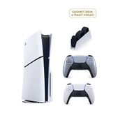 Sony Playstation 5 1 Tb Slim Cd Edition Oyun Konsolu + 2. Ps5 Kol Sterling Silver + Ps5 Şarj İstasyonu - Beyaz