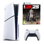 Sony Playstation 5 1 TB Slim Dijital Edition Oyun Konsolu + 2. PS5 Kol Beyaz + PS5 Şarj İstasyonu