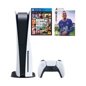 Sony Playstation 5 Oyun Konsolu + Fifa 2022 PS5 + PS4 GTA 5