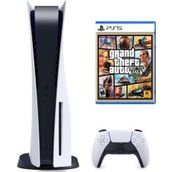 Sony Playstation 5 Oyun Konsolu+GTA V 5 PS5 Oyun