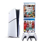 Sony Playstation 5 Slim Cd Edition 2 Dualsense Ps5 Kol Pes 2021 Gta 5 Oyun Konsolu